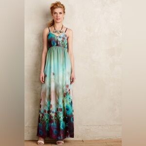 Anthropologie Nahla Maxi Dress Ombre Sz S